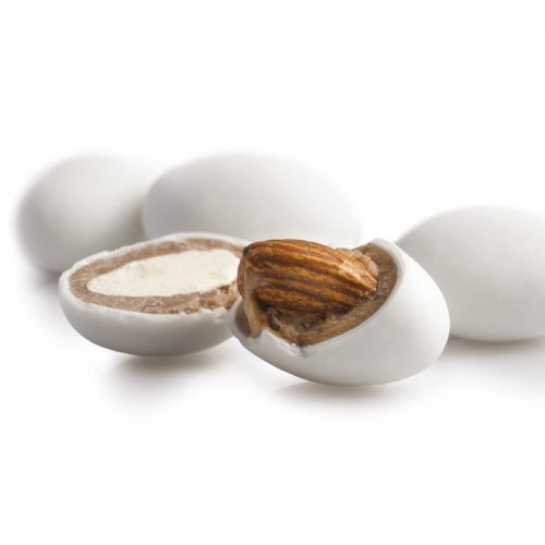 κουφέτο αμυγδάλου λευκό με σοκολάτα γάλακτος