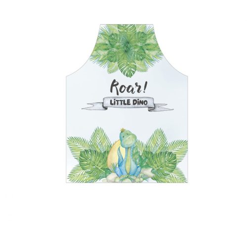 Ποδιά βαπτισης παιδική λευκή εκτυπωμένη όλη η επιφάνεια