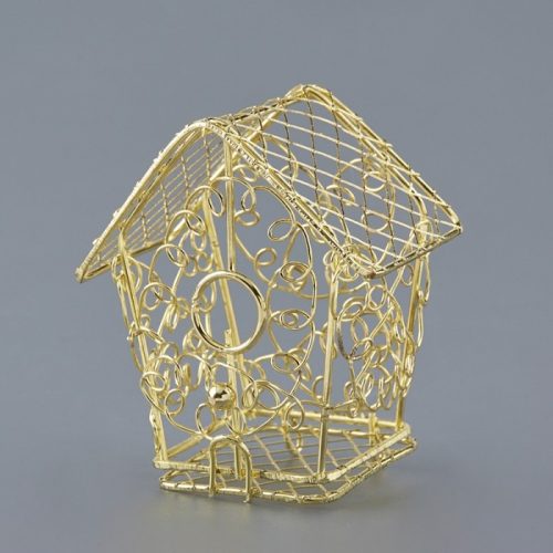 Μπομπονιέρα ΜΕΤΑΛΙΚΟ ΚΛΟΥΒΑΚΙ ΣΕ ΧΡΥΣΟ ΧΡΩΜΑ