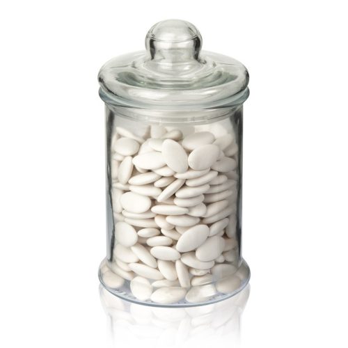 γυάλινο βάζο για κουφέτα