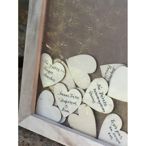 τρ49 καδρο ευχων με 50 καρδιες