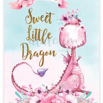 Προσκλητήριο sweet little dragon