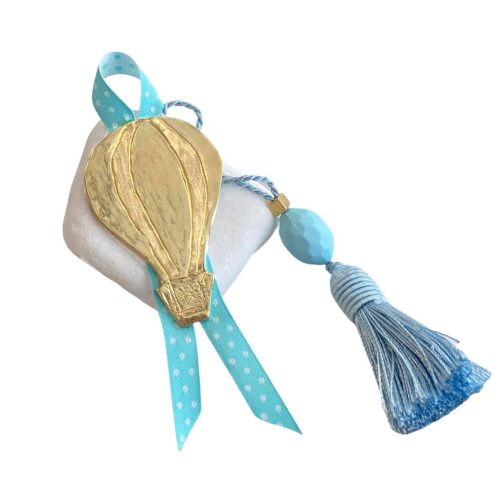 Μπομπονιέρα βότσαλο αερόστατο