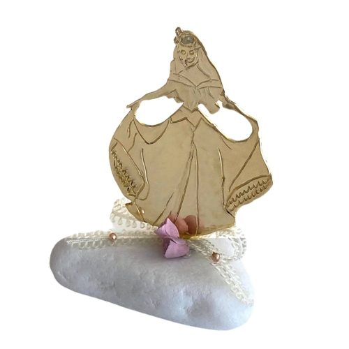 Μπομπονιέρα βότσαλο βασιλοπούλα