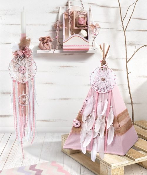 σετ βάπτισης ονειροπαγίδα σκηνή