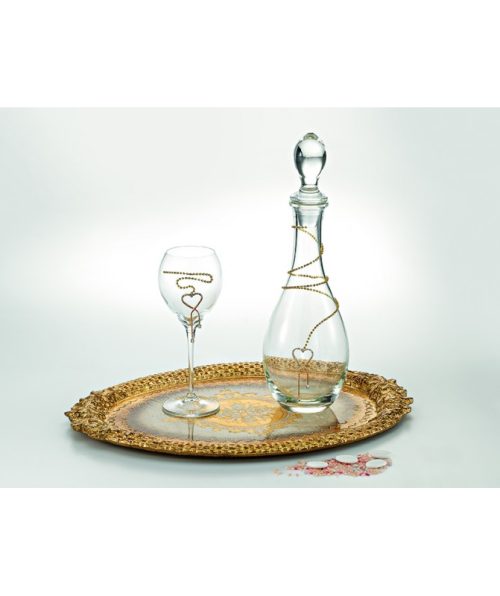 set gamou koumparou diskos potiri karafa 1152