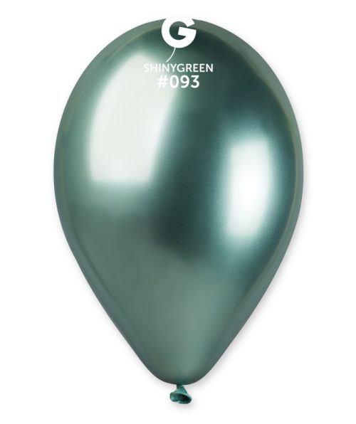 Shiny πράσινο λάτεξ μπαλόνι 10 τεμαχίων