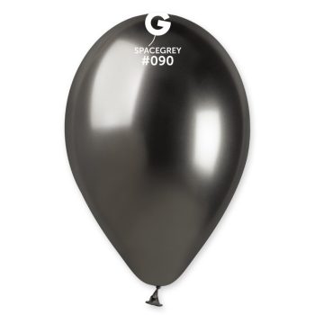 Shiny Space Grey λάτεξ μπαλόνι 10 τεμαχίων