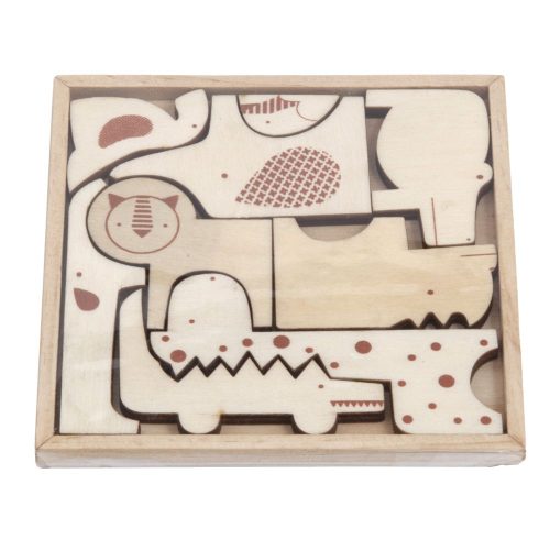 παζλ ζωακια μπομπονιερα