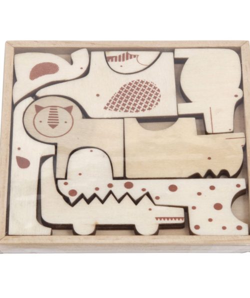 παζλ ζωακια μπομπονιερα