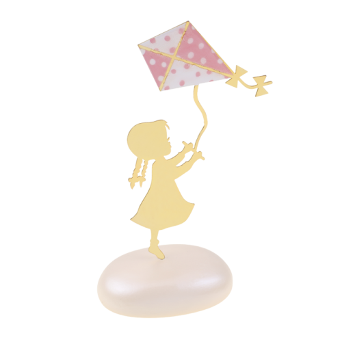 Μπομπονιέρα Βάπτισης Κορίτσι με Χαρταέτο