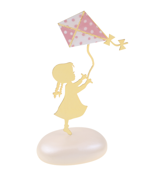 Μπομπονιέρα Βάπτισης Κορίτσι με Χαρταέτο