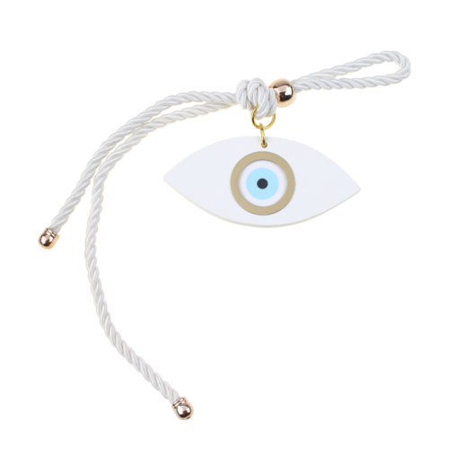 Μπομπονιέρα Βάπτισης Ματάκι Μπρελόκ Κρεμαστό