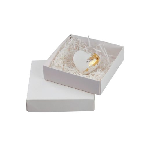 Μαγνητάκι Καρδιά με Φύλλα Χρυσού σε Κουτί