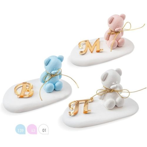 γύψινη βάση με αρκουδάκι