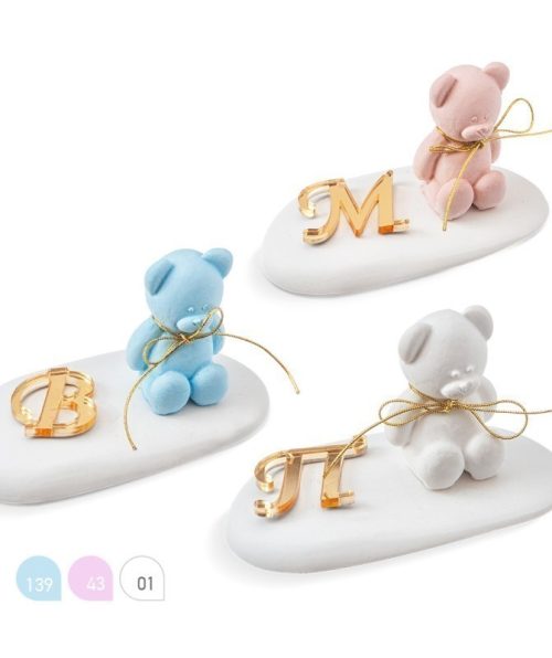 γύψινη βάση με αρκουδάκι