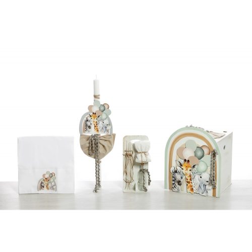 Σετ βάπτισης Ζωάκια με μπαλόνια