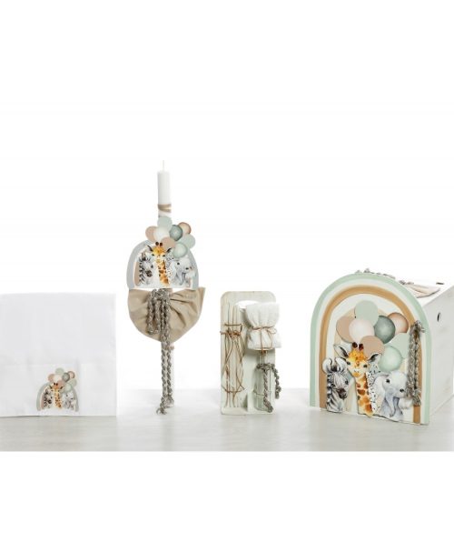 Σετ βάπτισης Ζωάκια με μπαλόνια