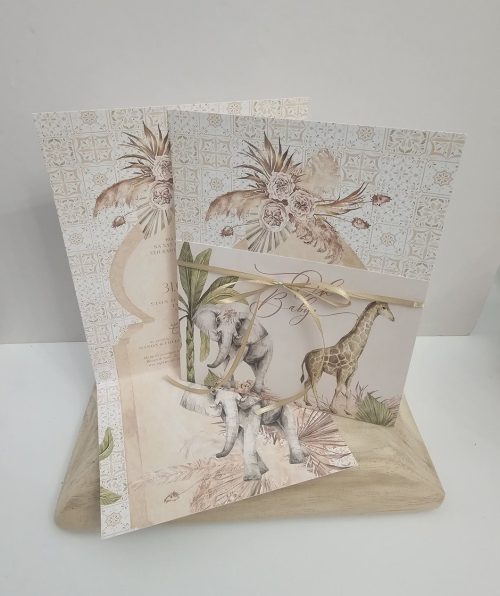 Προσφορά Προσκλητήριο βάπτισης με ζωάκια